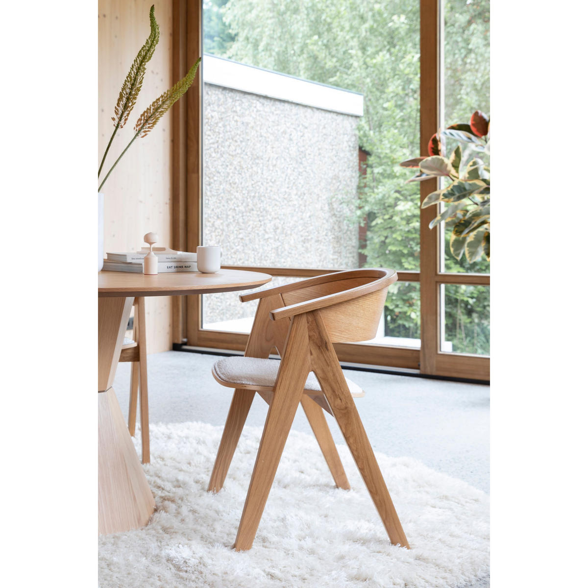 ESSZIMMERSTUHL NDSM Natur/ Braun - Braun, Holz (59/79/54cm) - Zuiver