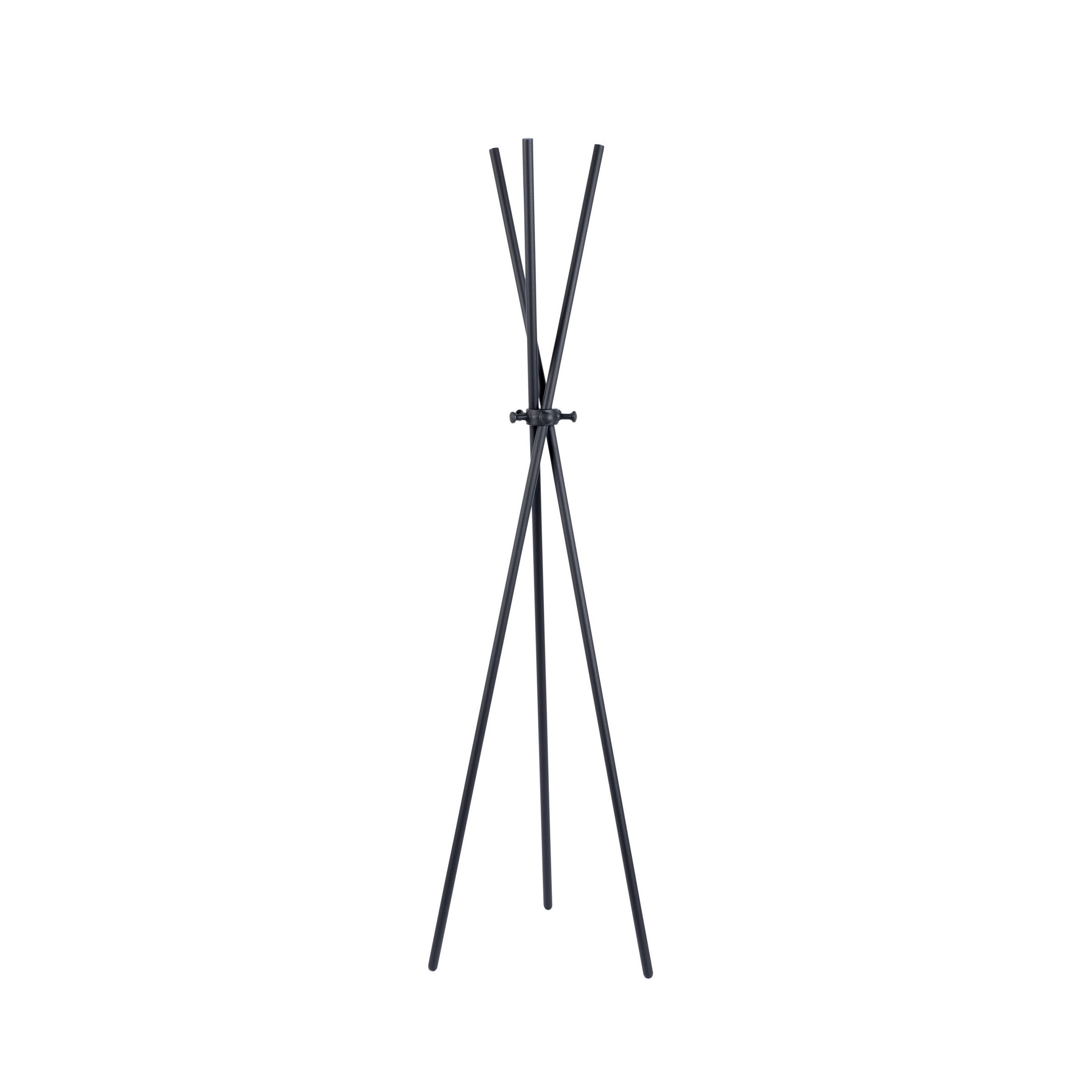 GARDEROBESTÄNDER Darwin Schwarz - Schwarz, Metall (44/174/51cm) - Housecraft Living