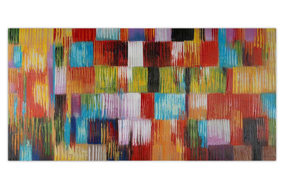 ÖLGEMÄLDE 140/70 cm - Multicolor, Holz/Textil (140/70cm) - KUNSTLOFT