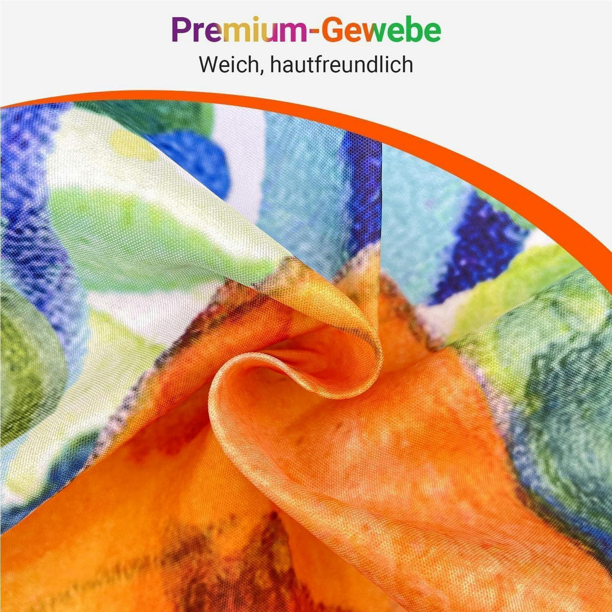 DUSCHVORHANG Bemalter Frosch 180 x 200 cm - Multicolor, Textil (180/200cm)
