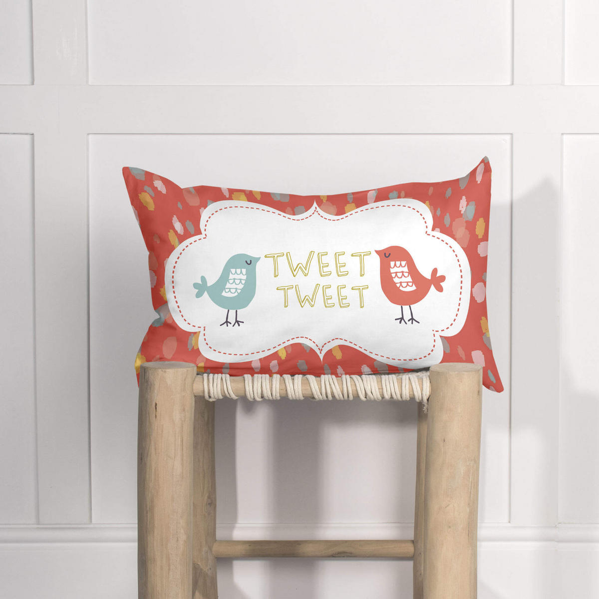 KISSENBEZUG woodland 50x30 cm mehrfarbig - Multicolor, Textil (50/30cm) - Happy Friday