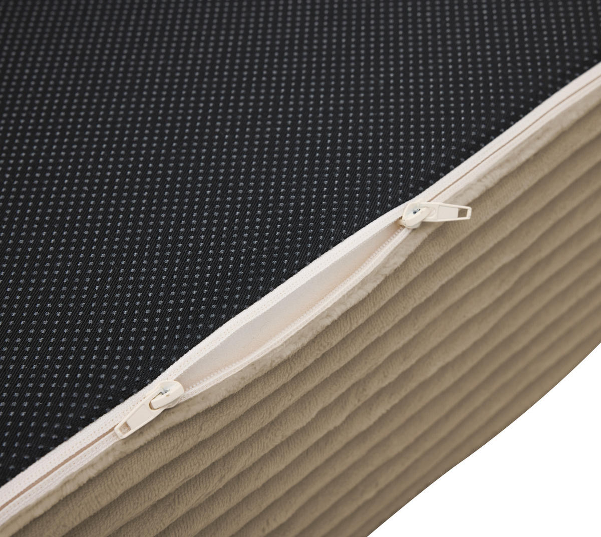 SCHLAFSOFA Cordstoff, 2-in-1 Klappsofa, 2-Sitzer, Sofabett 190×156 cm, Braun - Braun, Textil (190/65/78cm) - LVHOM