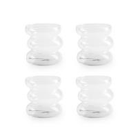 GLÄSERSET Bubbly 0,45 l 4er-Set - Transparent, Glas (0.45L) - Homla