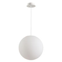 AUSSEN-HÄNGEKUGEL Globe Ø 50cm - Weiß, Kunststoff (50/50/50cm) - s.luce