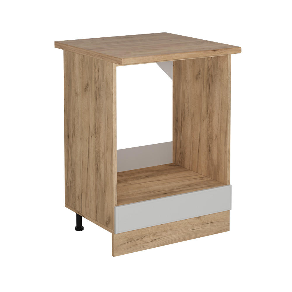SPISKONVERTERINGSSKÅP R-Line Vitt hus på landet 60 cm , AP Oak Vit, Honungsek 81.6/60/60 cm