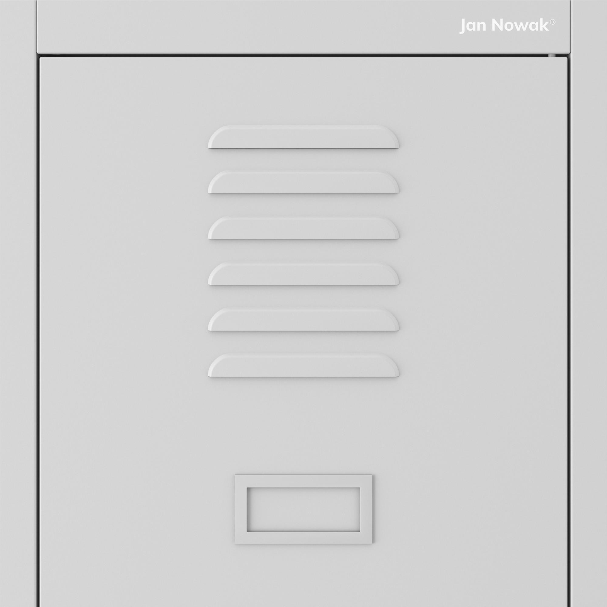 Jan Nowak Umkleideschrank Grau 80x180x50 cm