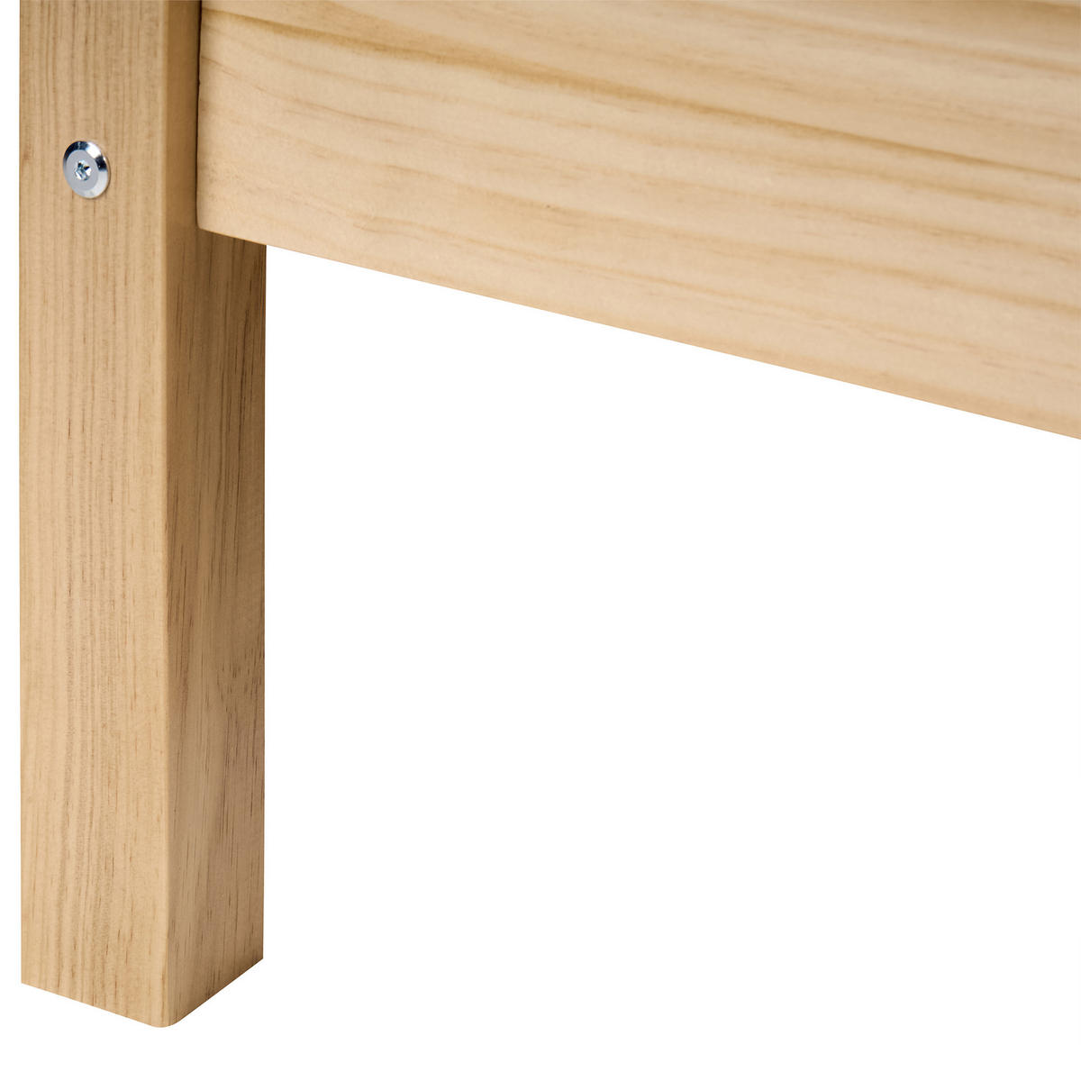 POSTEL s roštem 140/200 cm Borovicové dřevo Světle hnědá Mercurer - hnědá/světle hnědá, dřevo (140/200cm) - Beliani