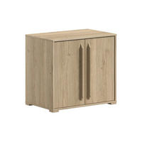 KOMMODE Keelia Eiche Melamin 2 Türen Stauraum - Eichefarben, Kunststoff (68/62/43cm) - 58aufmkessel
