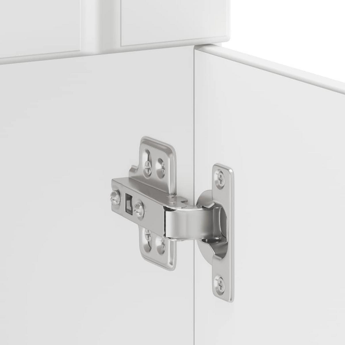 KÜCHENUNTERSCHRANK Lucca mit Tür, Schublade 30/46/81,5 cm aus Holzwerkstoff Weiß - Weiß, Holz (30/81.5/46cm) - vidaXL