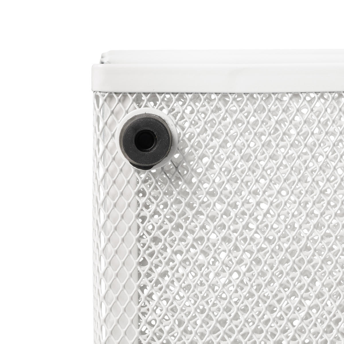 SCHREIBTISCHORGANIZER - Weiß, Metall (13/12.5/21cm) - Relaxdays