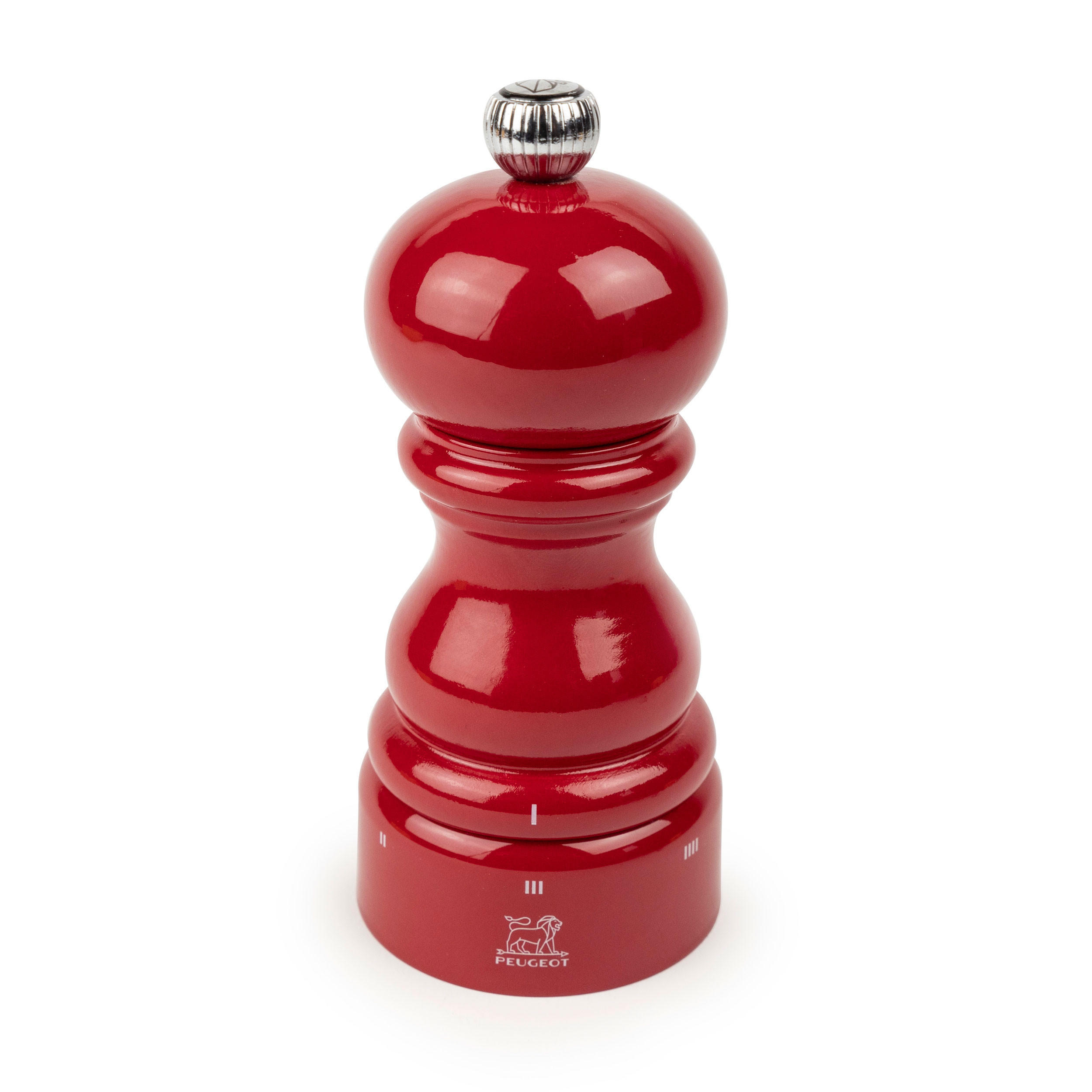 PFEFFERMÜHLE Paris uSelect 12cm Buchenholz Passionsrot Stahlmahlwerk - Rot, Holz (5.9/12/5.9cm) - PEUGEOT