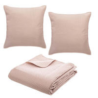 TAGESDECKE SET 240/260 cm - Rosa, Textil (240/260cm) - Atmosphera Createur d´interieur