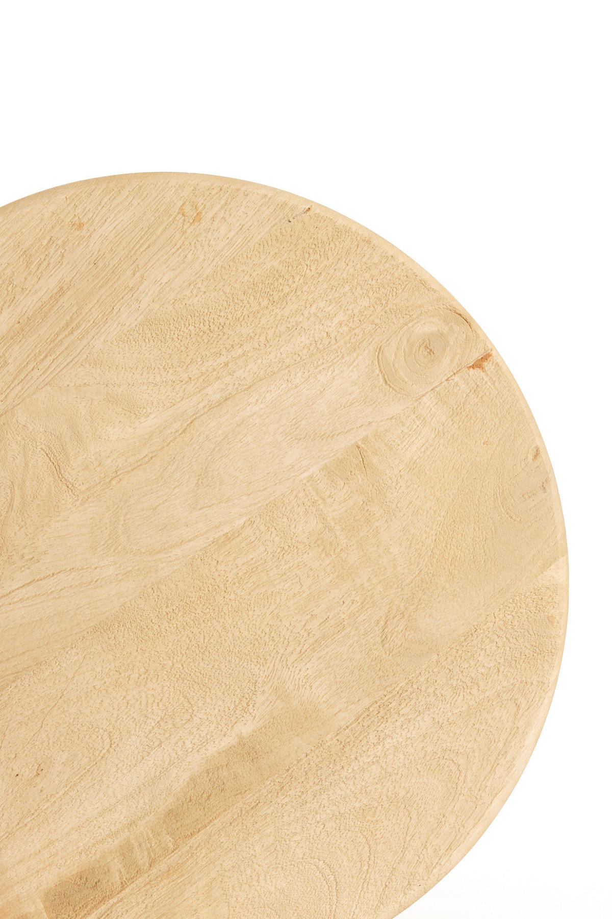 BEISTELLTISCH Mirto Braun Ø40/50 cm - Braun, Holz (40/40/50cm) - Light & Living