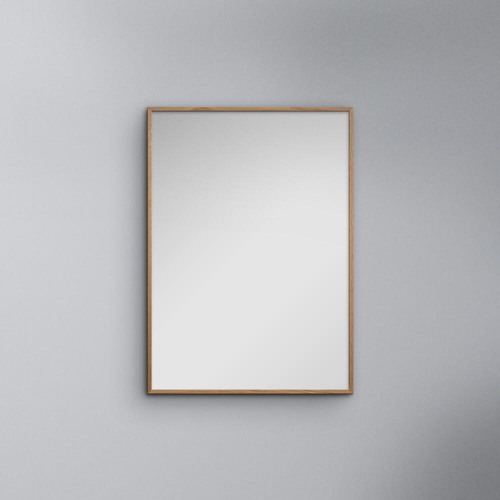 SPIEGEL - Natur Eichenholz - Eichefarben, Holz/Papier (40/50/2cm) - Poster&Frame
