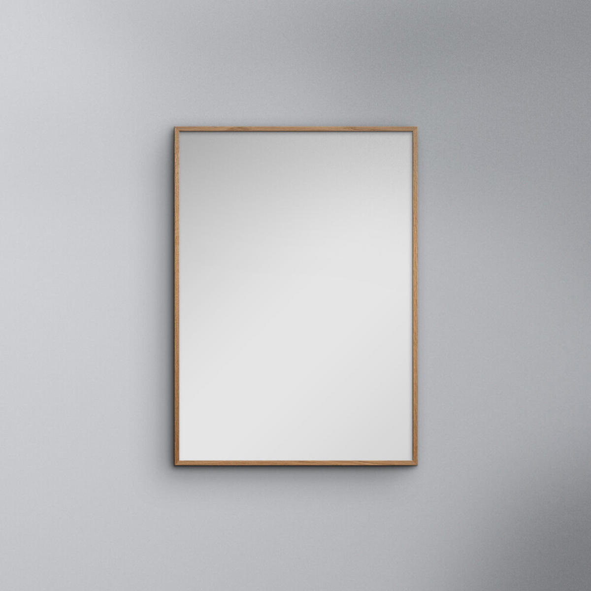 SPIEGEL - Natur Eichenholz - Eichefarben, Holz/Papier (40/50/2cm) - Poster&Frame