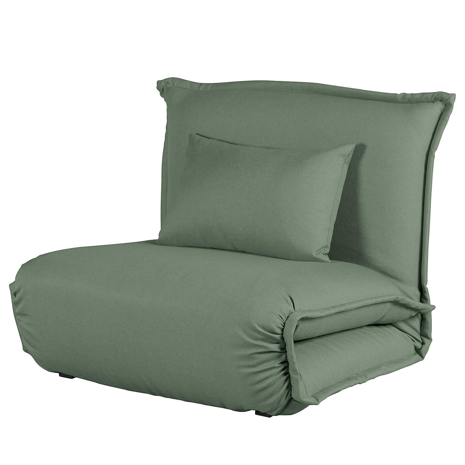 SCHLAFSESSEL - Schwarz/Grau, Textil/Metall (100/73/85cm) - home24