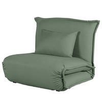 SCHLAFSESSEL - Schwarz/Grau, Textil/Metall (100/73/85cm) - home24