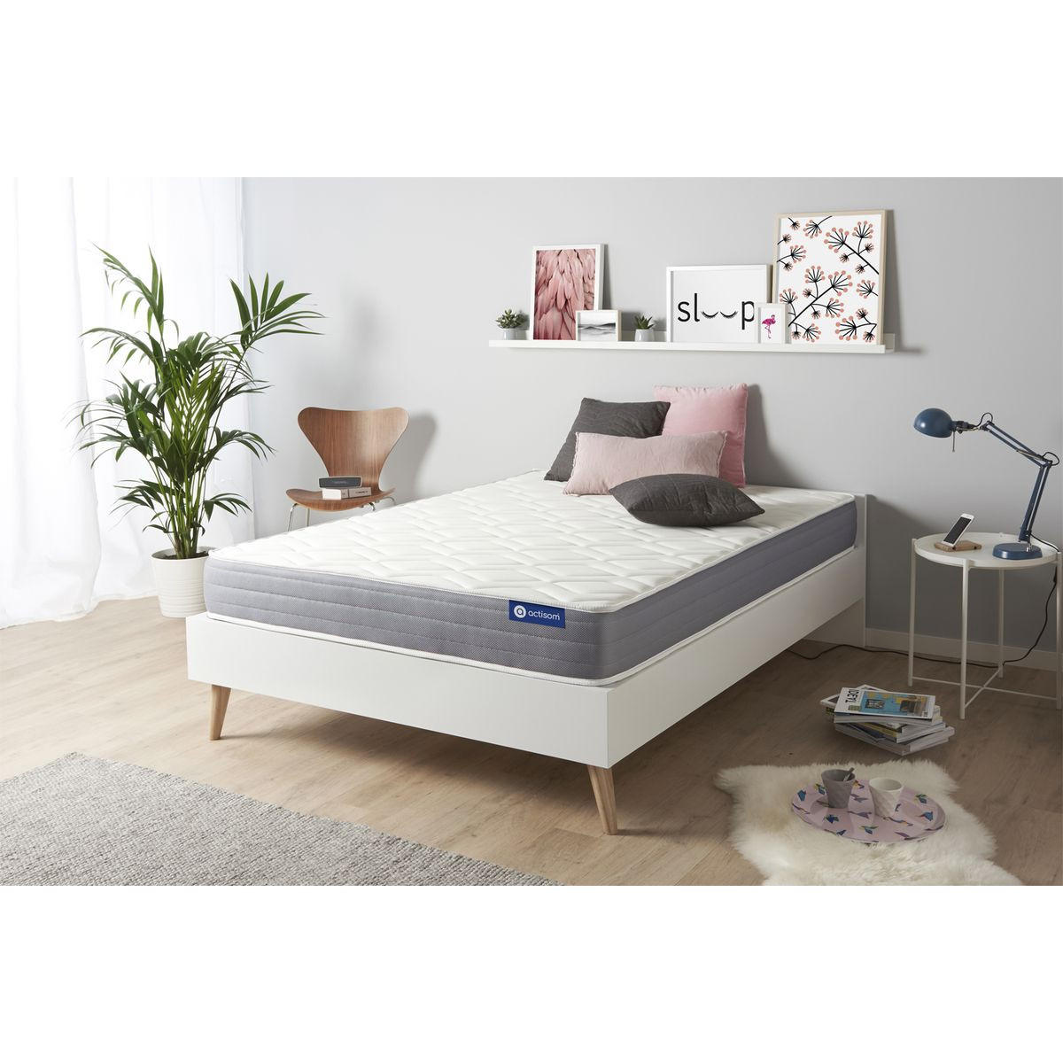 MATRATZE Actimemo dream Memory-Schaum 150 x 195 cm h2 - Weiß, Textil (150/195cm) - ACTISOM