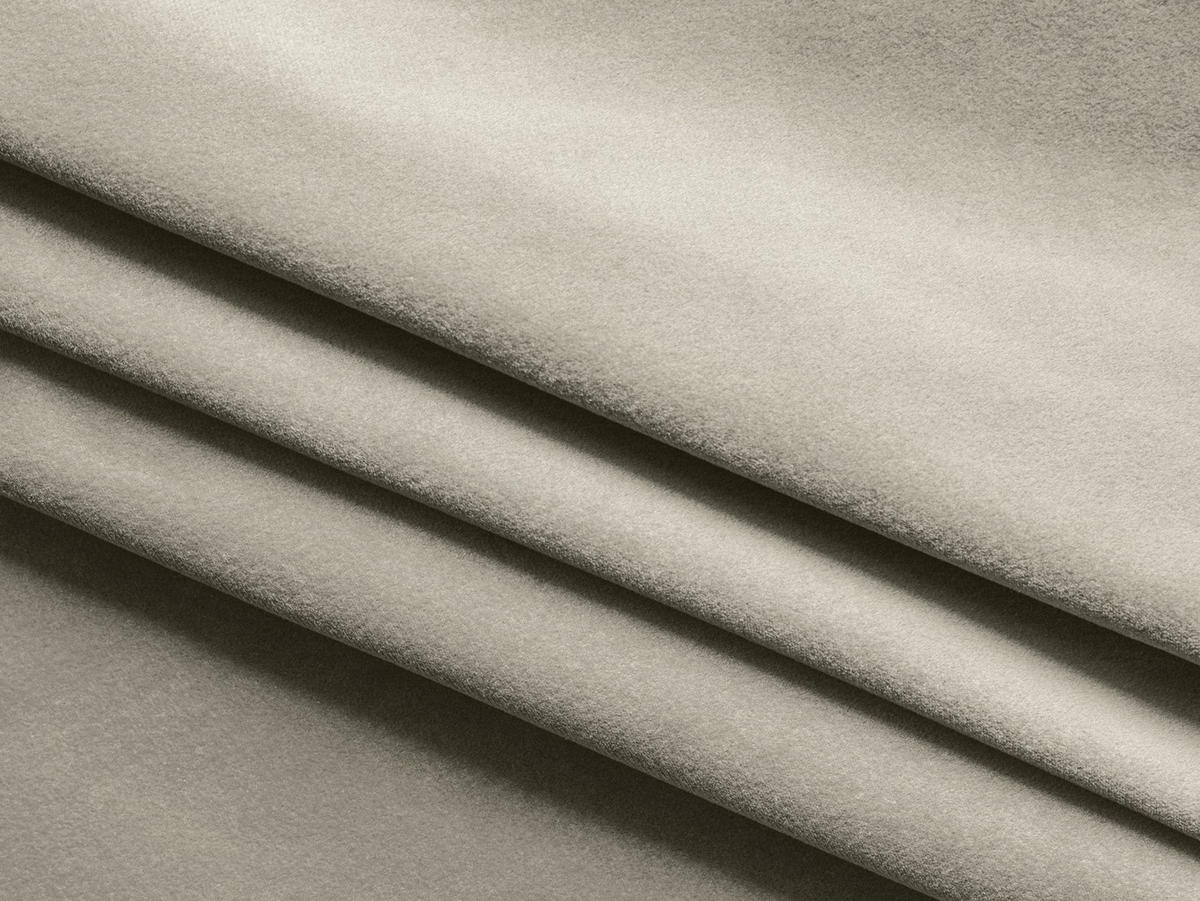 4-SITZER-SOFA Samt Stoff Creme - Perlmutt/Lila, Kunststoff/Textil (314/80/103cm) - Makamii