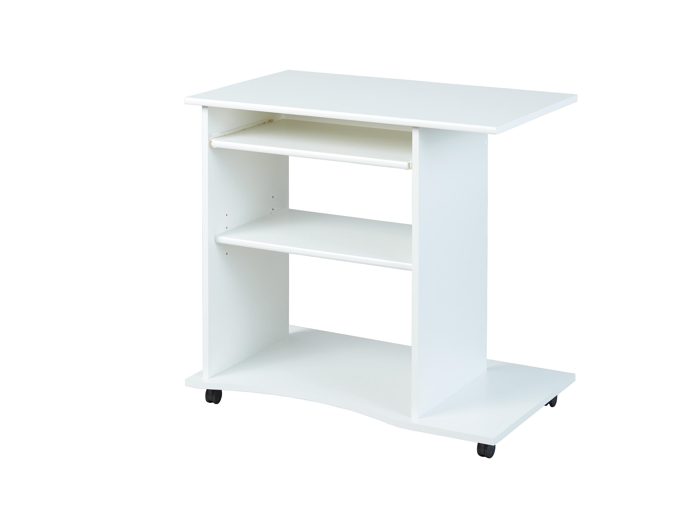 SCHREIBTISCH Weiß - Weiß, Holzwerkstoff (50/80/75cm) - ebuy24