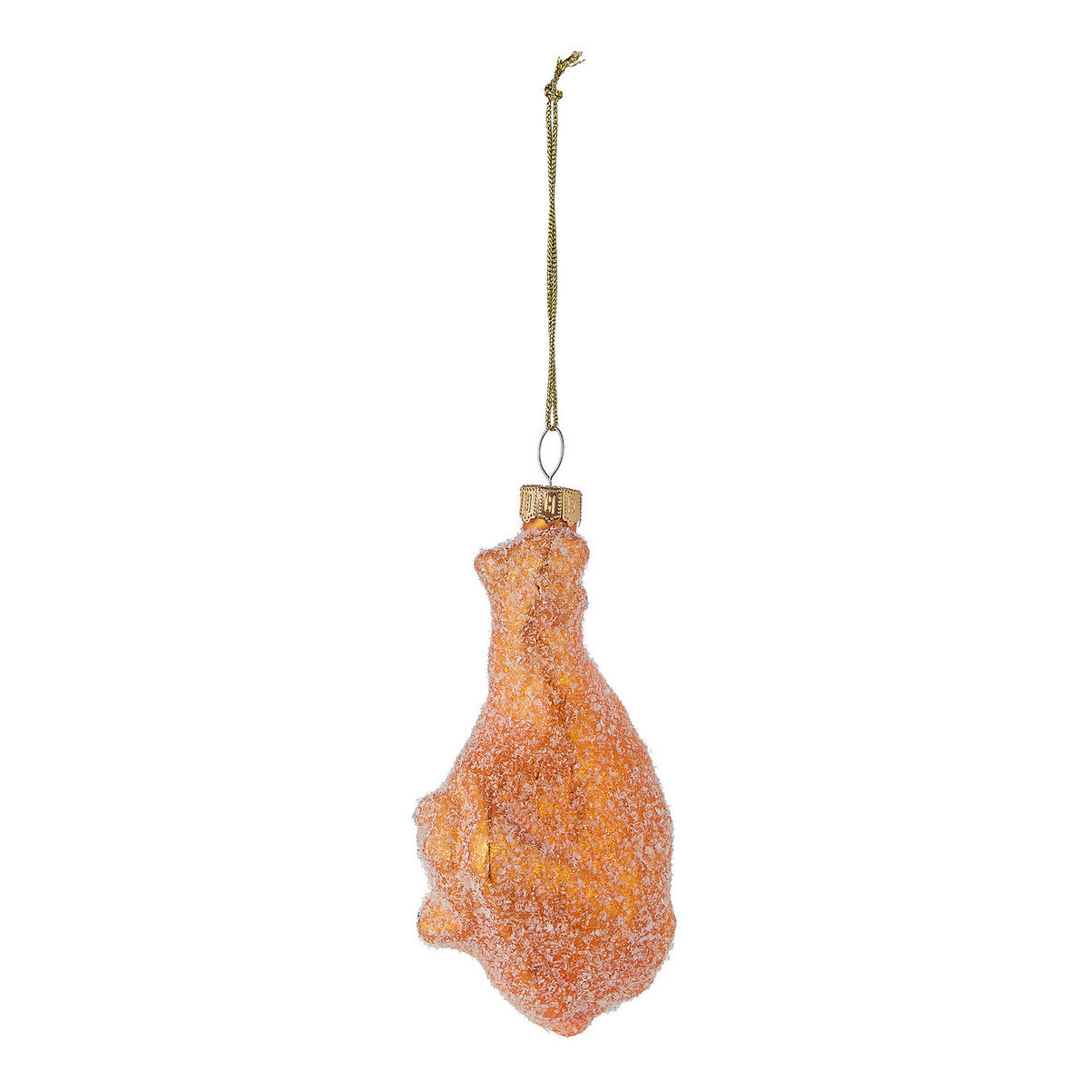 WEIHNACHTSBAUMKUGEL Hang On Chicken-Wing - Braun, Glas (4/11/5cm) - Butlers