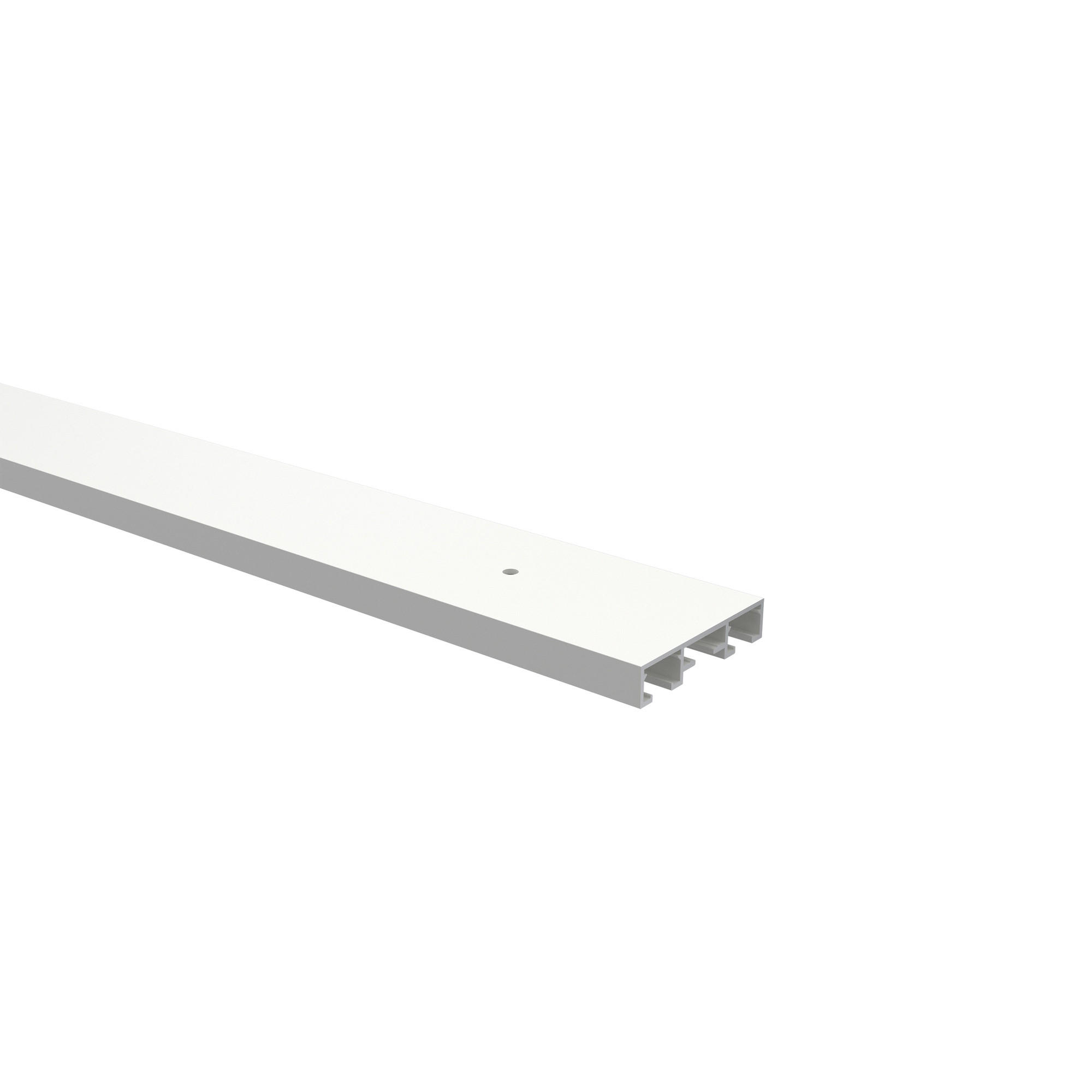 GARDINENSCHIENE / OBJEKTSCHIENE Primax 100 cm, 2-läufig Weiß - Weiß, Metall (4.3/0.9/100cm) - INTERDECO
