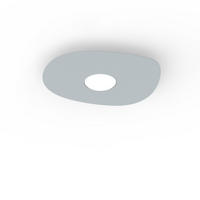 DECKENLEUCHTE River Free X1 - Grau, Metall (20/23/4cm) - Lumicom