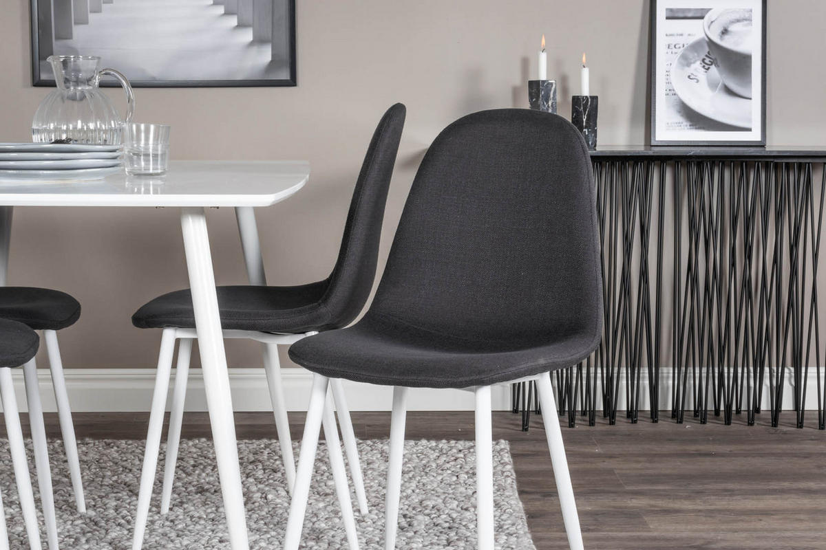 TISCHGRUPPE Weiß - Weiß, Holzwerkstoff (80/75/120cm) - ebuy24