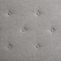 KOPFTEIL MAVELI 90X190 CM - Grau, Textil (90/97/7cm) - IDIMEX