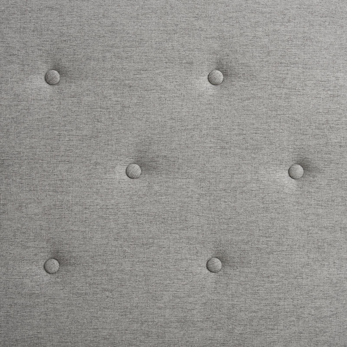 KOPFTEIL MAVELI 90X190 CM - Grau, Textil (90/97/7cm) - IDIMEX