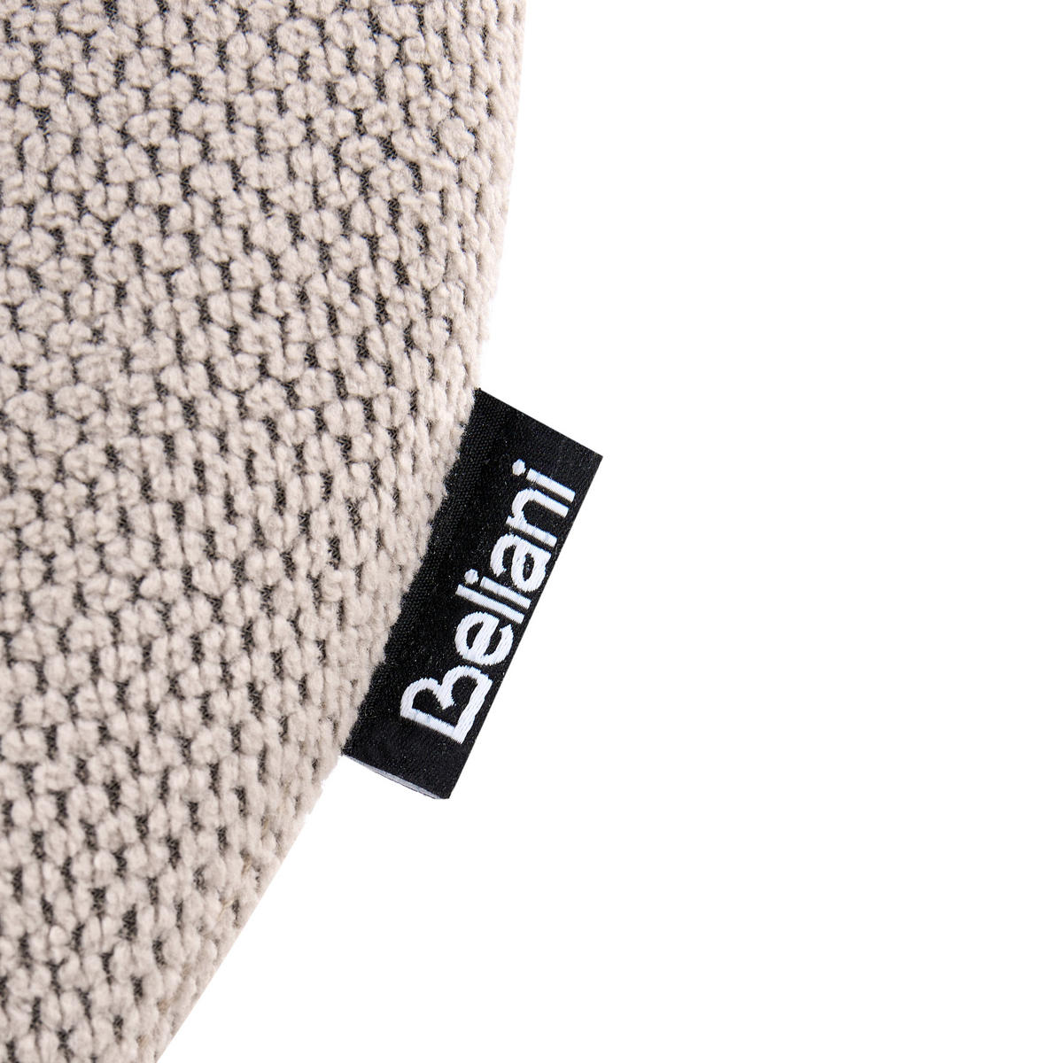 ESSZIMMERSTUHL 2er Set Stoff Taupe Sarasota - Taupe, Textil/Metall (60/79/60cm) - Beliani