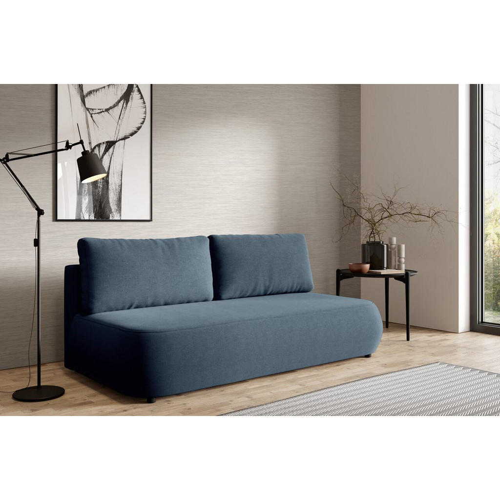 Thumbnail - Furnisell Schlafsofa, Dunkelblau, Textil, 210x82x106 cm, Wohnzimmer, Sofas & Couches, Schlafsofas