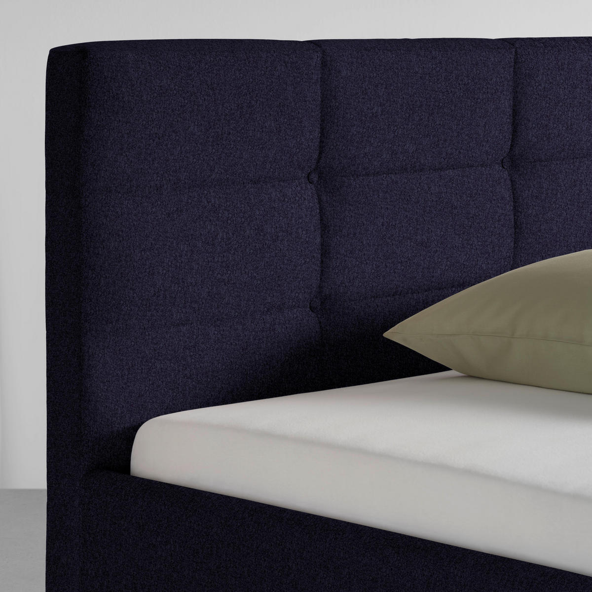 POLSTERBETT Nelo Anthrazit ca. 160 / 200 cm - Anthrazit, Textil - Mömax