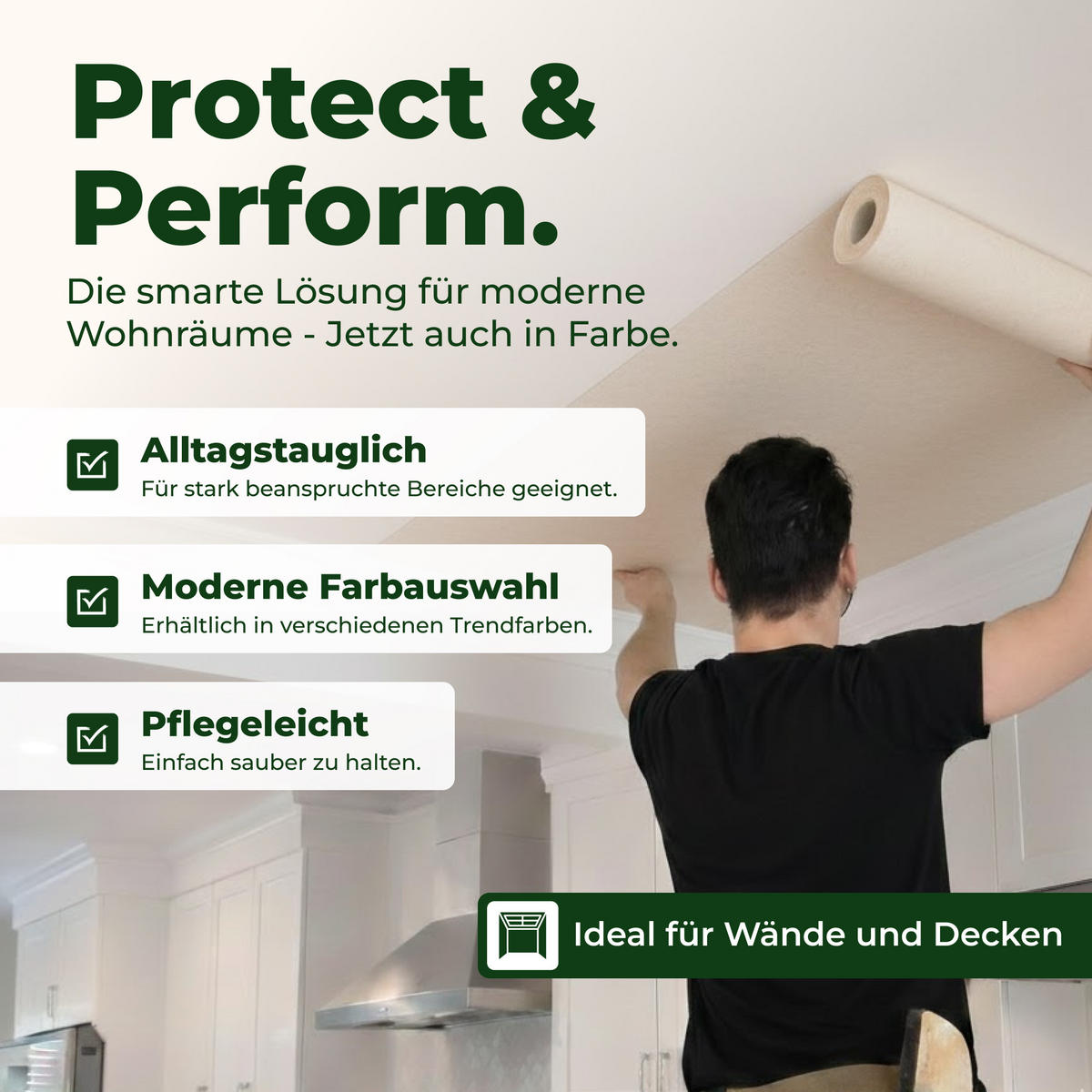 PROTECT Tapete Beige 1x10,05x0,53m - Beige, Papier (0.53/0.1cm)