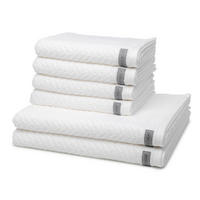 FROTTIERSET Smart 6-teilig - Weiß, Textil (50/100cm) - Ross
