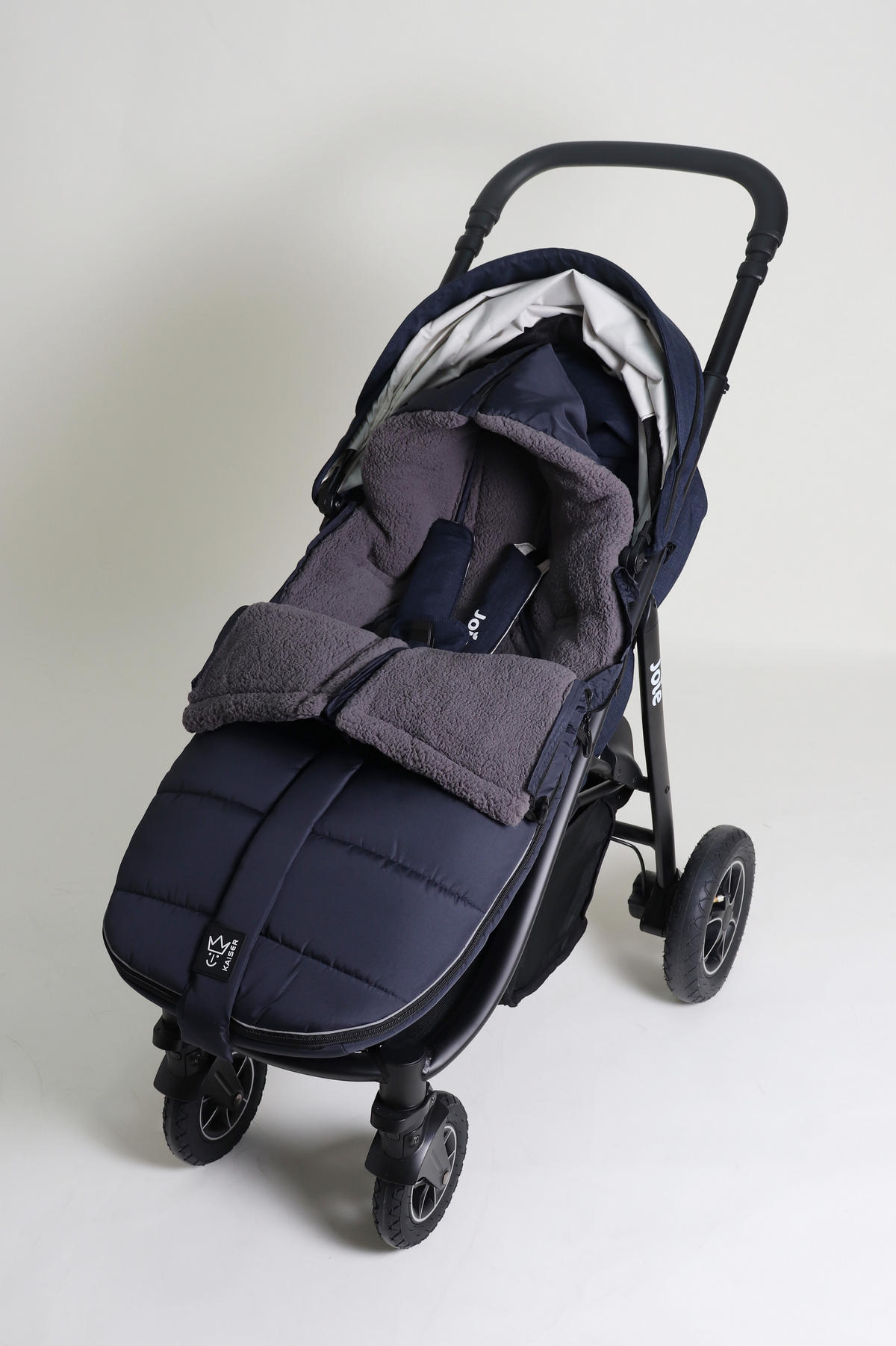 KINDERWAGEN-FUSSSACK Mila, navy - Dunkelblau, Textil (48/7/105cm) - Kaiserbaby