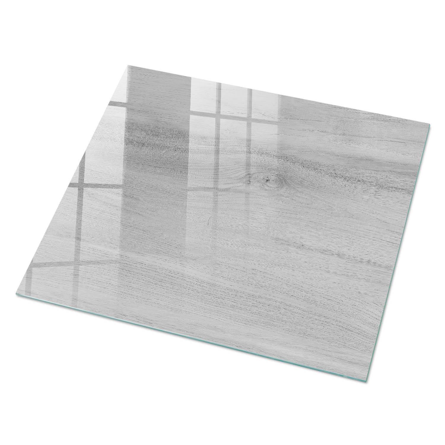 GLASPLATTE 80x60 cm – Holzstruktur - Beige, Glas (0.4/80/60cm) - ArtPrintCave