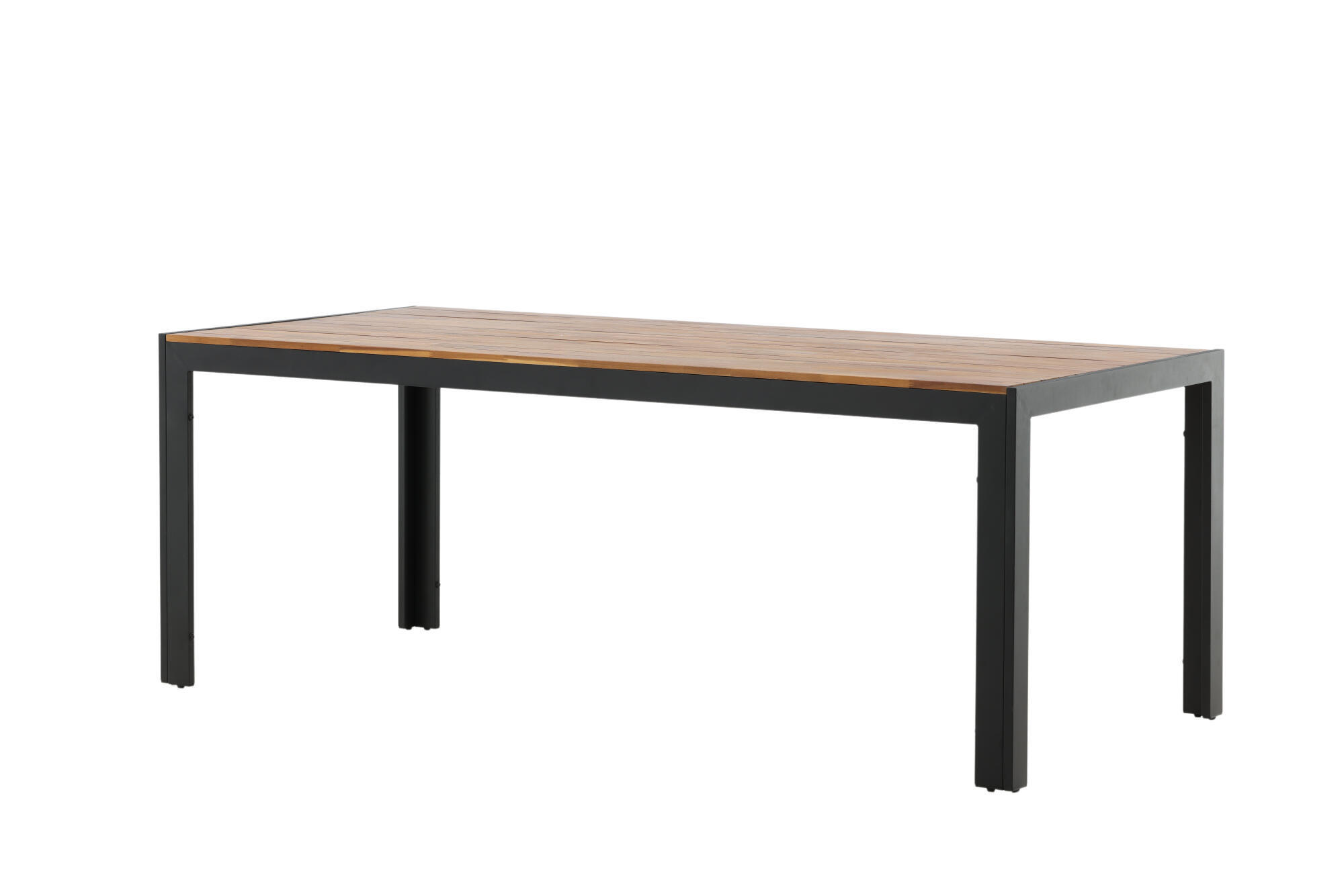 GARTENESSTISCH BOIS Braun 90x205x75 cm - Braun, Metall (205/90/75cm) - FURNLUX