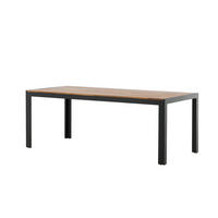 GARTENESSTISCH BOIS Braun 90x205x75 cm - Braun, Metall (205/90/75cm) - FURNLUX