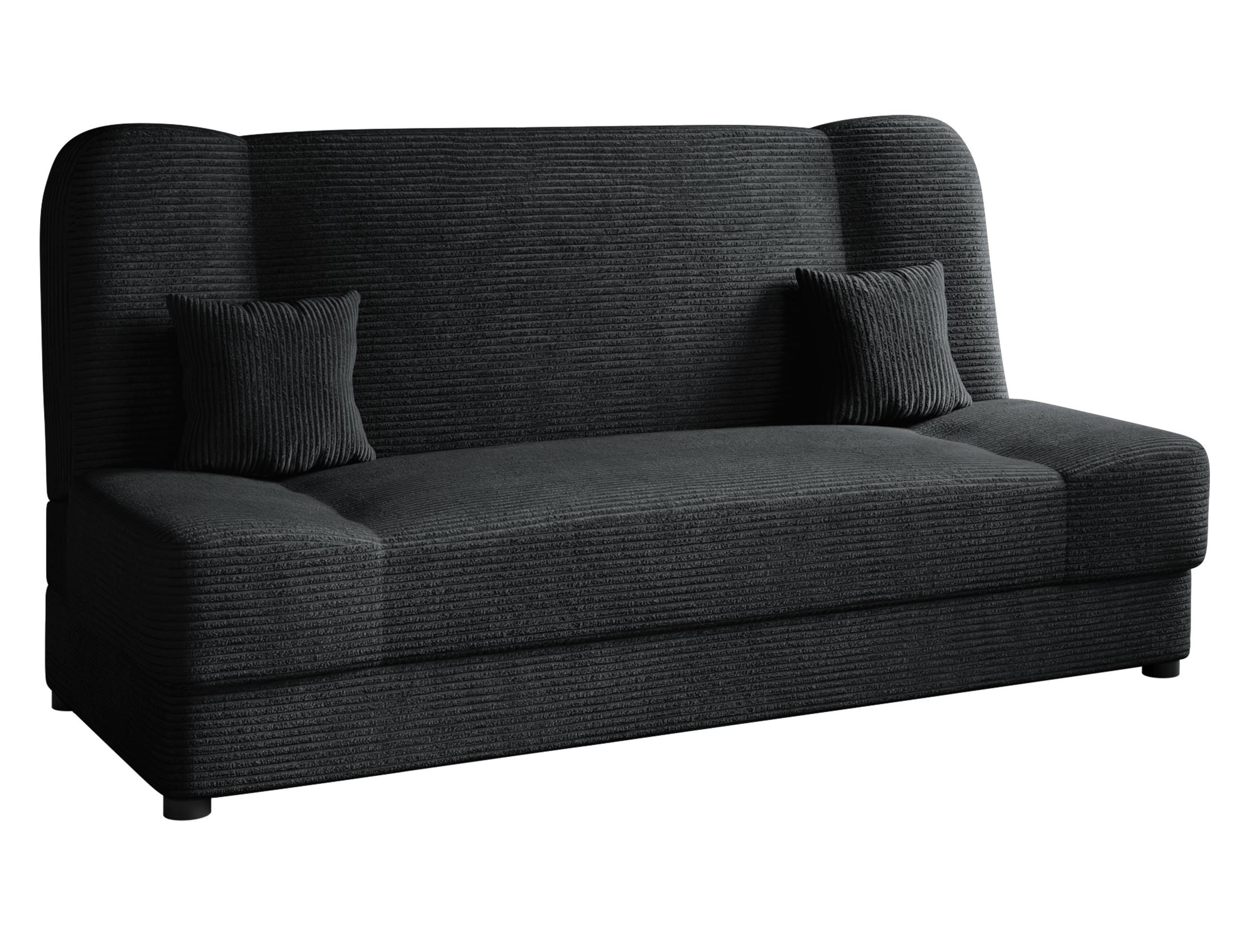 SCHLAFSOFA Jonas Cord - Dunkelgrau, Holz/Textil (195/86/87cm)