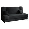 SCHLAFSOFA Jonas Cord - Dunkelgrau, Holz/Textil (195/86/87cm)