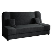 SCHLAFSOFA Jonas Cord - Dunkelgrau, Holz/Textil (195/86/87cm)