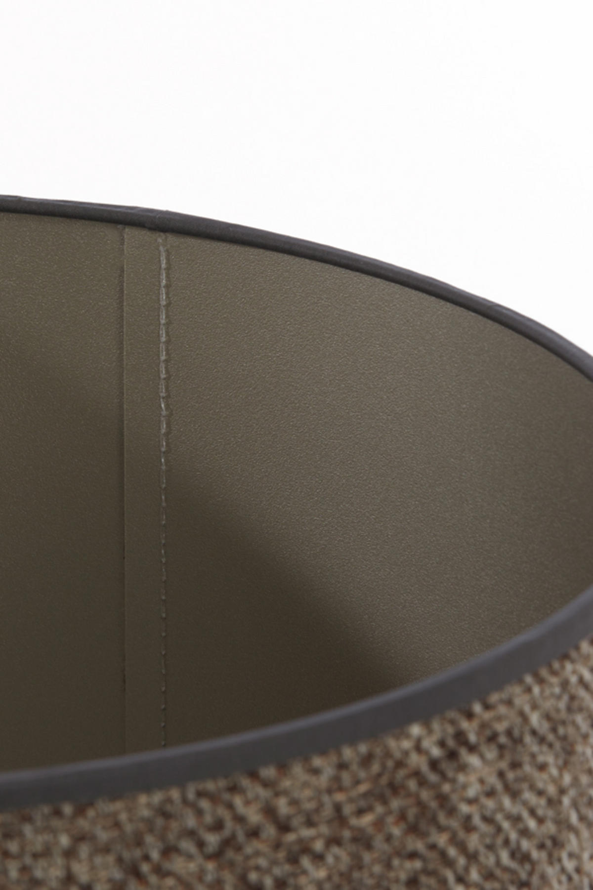 LAMPENSCHIRM Saverna Braun Ø40/30 cm - Braun, Textil (40/40/30cm) - Light & Living
