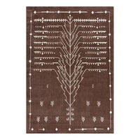 KURZFLOR-TEPPICH April 2308 Braun 140x200 cm - Braun, Textil (140/200cm) - carpet city