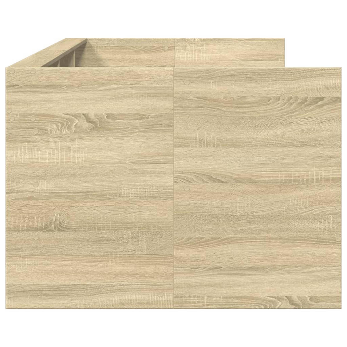 TAGESBETT Mit Schubladen Ohne Matratze Sonoma-Eiche 100/200 Cm - Hellgrau, Holzwerkstoff (100/200cm) - vidaXL