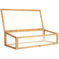 FRÜHBEET Aufsatz, 115 x 53 x 34 cm,braun - Braun, Holz (53/34/115cm) - tectake