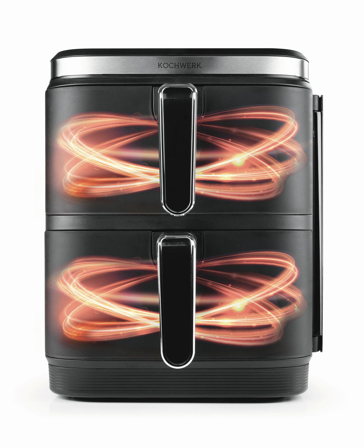 HEISSLUFTFRITTEUSE Kochwerk Schwarz max. 2800 Watt - Schwarz, Metall (38.7/30.3/31.9cm) - Sonstige
