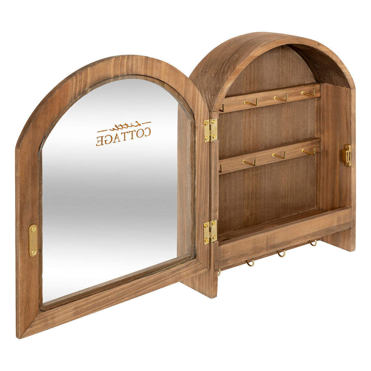 SCHLÜSSELSCHRANK Roxie 28/22 cm - Braun, Holz (7/28/22cm) - Atmosphera Createur d´interieur