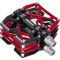 FAHRRADPEDALE MTB rutschfest CNC Aluminiumlegierung rot - Multicolor, Metall (10.5/2.5/11.5cm)