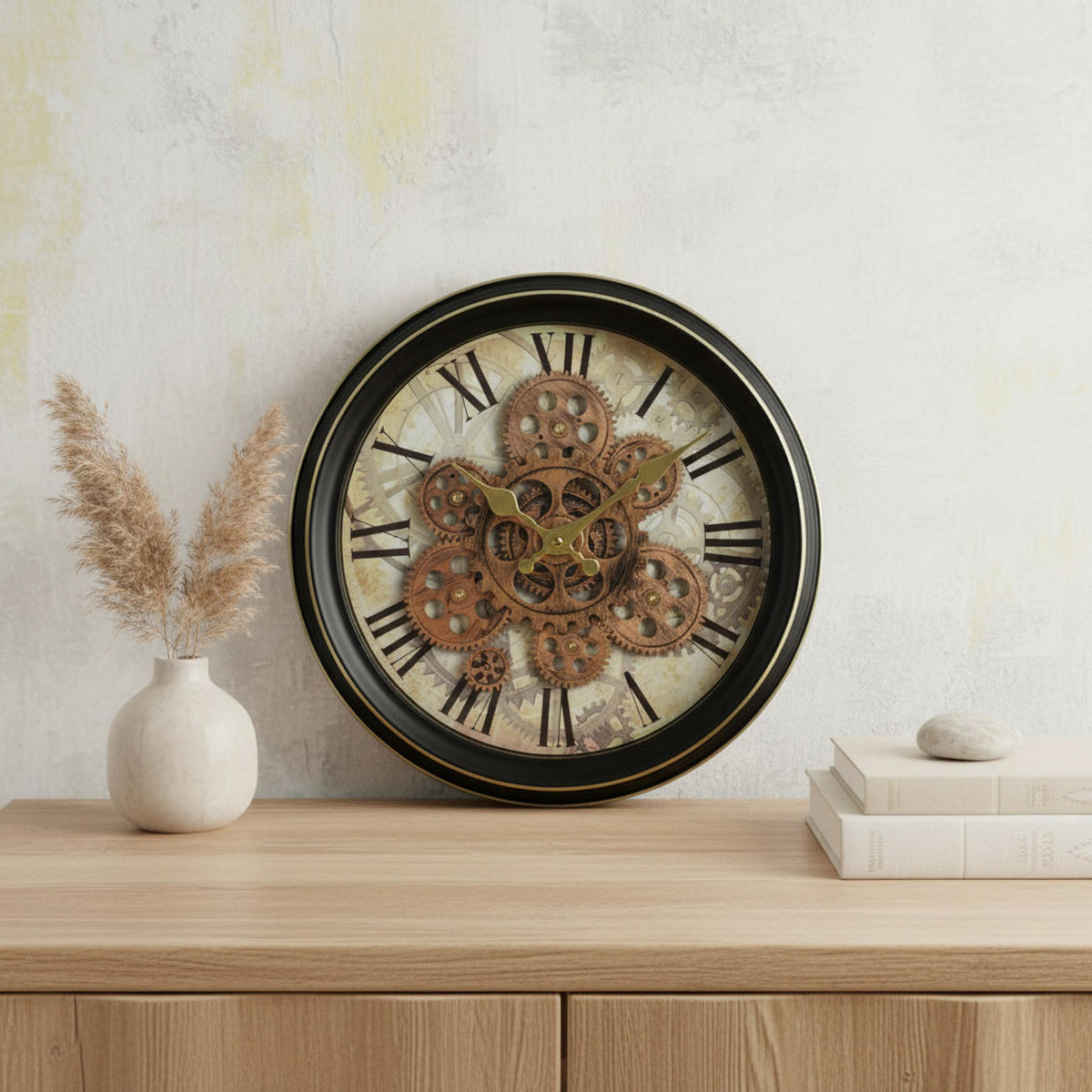 WANDUHR Ramsey Braun 35/7/35 cm Kunstoff - Braun, Kunststoff (35/35/7cm) - Mondex